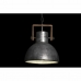 Φωτιστικό Οροφής DKD Home Decor Καφέ Ασημί Μέταλλο Ξύλο από Μάνγκο 50 W 40 x 40 x 50 cm