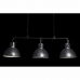 Φωτιστικό Οροφής DKD Home Decor 122 x 29 x 42 cm Ασημί Μαύρο Μέταλλο 50 W