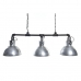 Plafondlamp DKD Home Decor 122 x 29 x 42 cm Zilverkleurig Zwart Metaal 50 W
