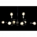 Lámpara de Techo DKD Home Decor 87 x 18 x 28 cm Negro Metal