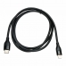 Kabel USB-C till Lightning V7 V7USBCLGT-1M         Svart