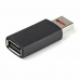 USB 2.0-kabel Startech USBSCHAAMF Svart