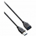 USB-kabel V7 V7E2USB3EXT-1.8M     USB A Zwart