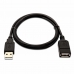 USB-kabel V7 V7USB2EXT-01M-1E Svart 1 m (1 antal)