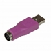 Adapter iz PS/2 v USB Startech GC46MFKEY            Vijolična