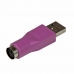 Адаптер PS/2—USB Startech GC46MFKEY            Фиолетовый