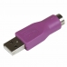 Adaptateur PS/2 vers USB Startech GC46MFKEY            Violet