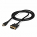 HDMI til DVI-adapter Startech HDMIDVIMM6           Svart