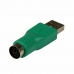 PS/2 - USB adapteris Startech GC46MF               Žalia