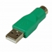 Adaptador PS/2 a USB Startech GC46MF               Verde