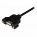 USB-kabel Startech USBPNLAFAM1          USB A Zwart