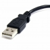 Cable USB a Micro USB Startech UUSBHAUB6IN          Negro
