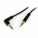 Lydjack-kabel (3,5 mm) Startech MU1MMSRA             Sort 0,3 m