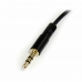 Аудио кабел с жак (3,5 mm) към 2 RCA кабел Startech MU1MMSRA             Черен 0,3 m