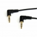Audio Jack (3,5 mm) kabelis Startech MU3MMS2RA            0,9 m Juoda