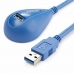 USB kábel Startech USB3SEXT5DSK Modrá 1,5 m