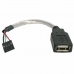 Kabel USB Startech USBMBADAPT           USB A Siva