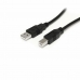 Kabel USB A v USB B Startech USB2HAB30AC          Črna