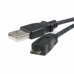 USB-kabel til Micro USB Startech UUSBHAUB1M           USB A Micro USB B Sort
