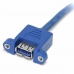 Kabel USB Startech USB3SPNLAFHD         IDC USB A Niebieski