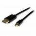 Mini DisplayPort-DisplayPort Kaabel Startech MDP2DPMM4M           Must 4 m