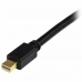 Адаптер за мини DisplayPort към DVI Startech MDP2DVIMM6B          (1,8 m) Черен 1.8 m