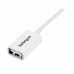 Cablu USB Startech USBEXTPAA3MW         USB A Alb