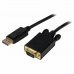 DisplayPort–DVI Adapter Startech DP2VGAMM3B           Fekete 90 cm 0,9 m