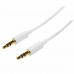 Аудио кабел с жак (3,5 mm) към 2 RCA кабел Startech MU1MMMSWH            Бял 1 m
