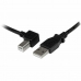 Kabel USB A v USB B Startech USBAB2ML             Črna