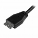 Кабел USB към Micro USB Startech USB3AUB15CMS         Черен