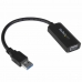 Adapter USB 3.0 v VGA Startech USB32VGAV Črna