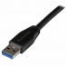 Cable USB A a USB B Startech USB3SAB10M           Negro