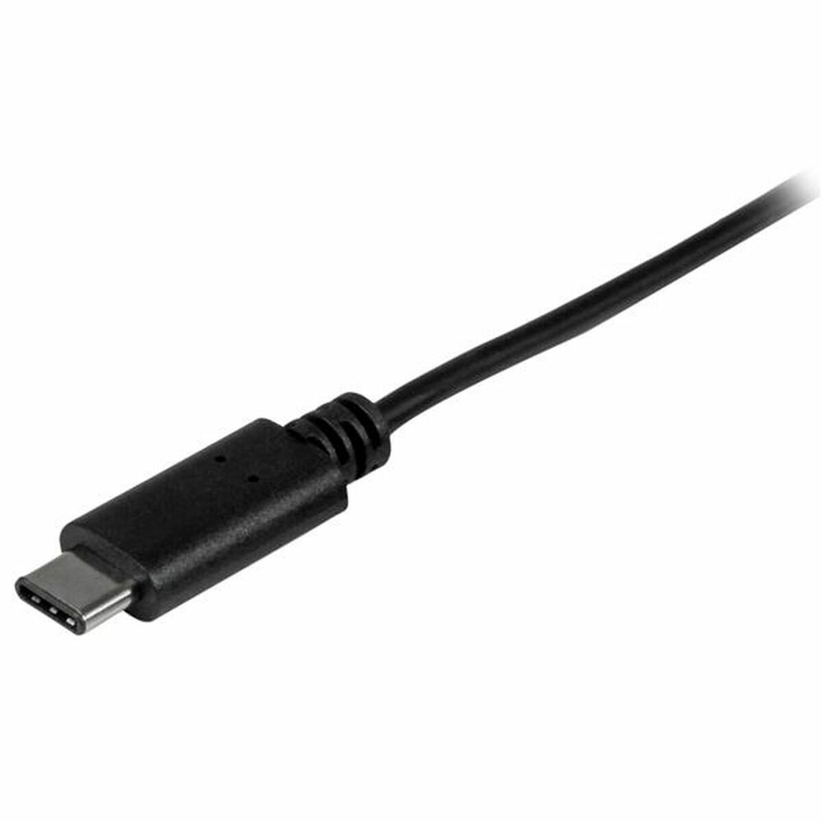 Cable USB A a USB C Startech USB2AC1M             USB C Negro