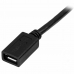 Cable Micro USB Startech USBUBEXT50CM         Black
