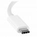 Adaptateur USB C vers DVI Startech CDP2DVIW             Blanc