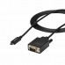 Kabel USB C na VGA Startech CDP2VGAMM2MB 2 m Černý