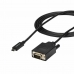 USB C uz VGA Kabelis Startech CDP2VGAMM2MB 2 m Melns