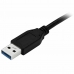 USB A - USB C Kábel Startech USB315AC1M           Fekete