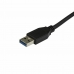 USB A - USB C kabelis Startech USB31AC50CM          Juoda
