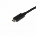 USB A - USB C kabelis Startech USB31AC50CM          Juoda