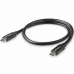 Cabo USB-C Startech USB2C5C50CM Branco Preto 50 cm