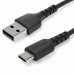 USB A - USB C Kaabel Startech RUSB2AC1MB           Must