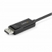 USB C til DisplayPort-adapter Startech CDP2DP2MBD           Sort