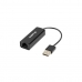 USB 2.0 till Nät RJ45 Adapter Lanberg NC-0100-01 0,15 m