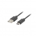 Кабель USB A — USB C Lanberg CA19423217 ( 1m)
