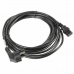 Захранващ кабел Lanberg CA-C13C-11CC-0100-BK 10 m Черен