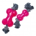 Šunų kramtomasis žaislas Gloria TPR Su virvele Rožinė M dydis (14 cm)