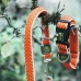 Hundhalsband Hunter Basic Tråd Orange Storlek S (30-43 cm)