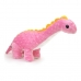Mīkstā rotaļlieta suņiem Gloria Orhy 10 x 45 x 20 cm Rozā Dinozaurs Poliesters polipropilēns